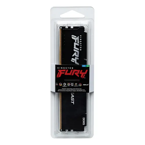 Memória RAM Kingston Fury Beast 1 x 16GB DDR5 5200mhz Preto