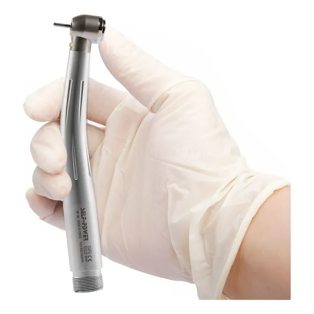 Pieza De Mano Led Turbina Alta Velocidad Fibra Óptica Dental