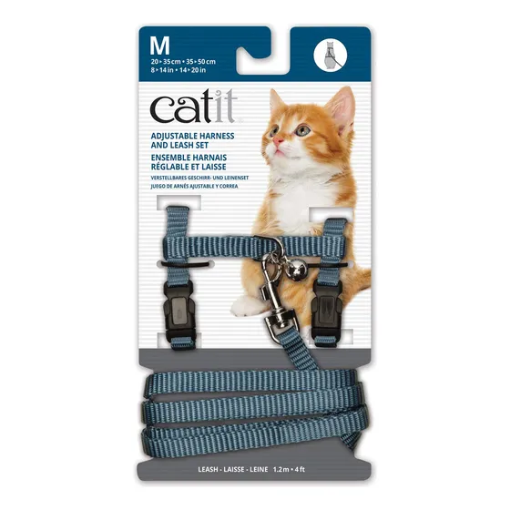 Set De Arnés Y Correa Para Gatos Catit De Nailon Ajustable