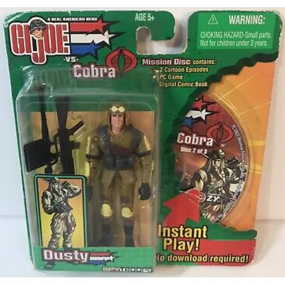 Dusty, Figura De Colección Gijoe Vs Cobra, De Hasbro 2003