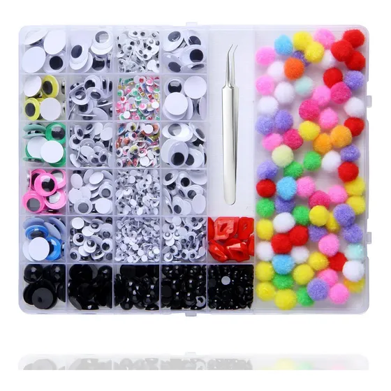 Iemcry 2000 Repuesto Googly Wiggle Eye Autoadhesivo Para