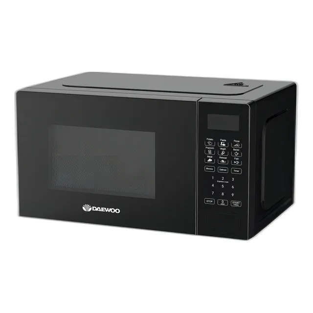 Microondas Digital Negro Daewoo 20 Lts 700w Damwo20db