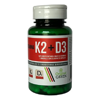 K2+d3 Sistema Inmune Original Green 30 Cap Neutro K2+d3 Sistema Inmune Original Green 30 Cap Neutro