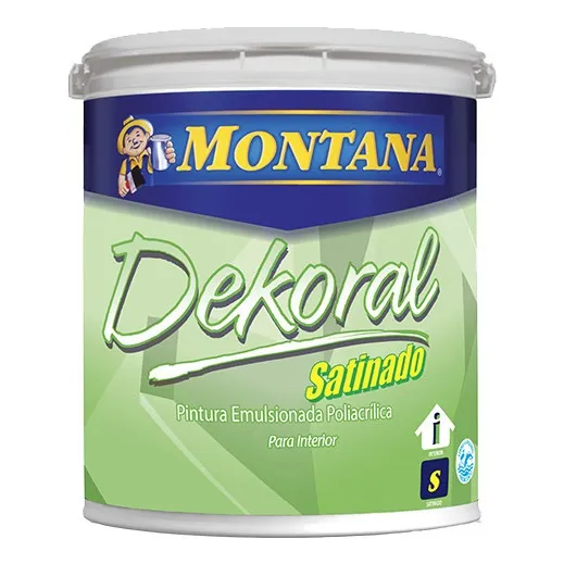 Pintura Caucho Satinada Blanco Dekoral Montana 