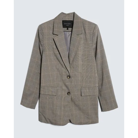 Chaqueta De Mujer Marca Seven Grisclaro En Poliéster #2808