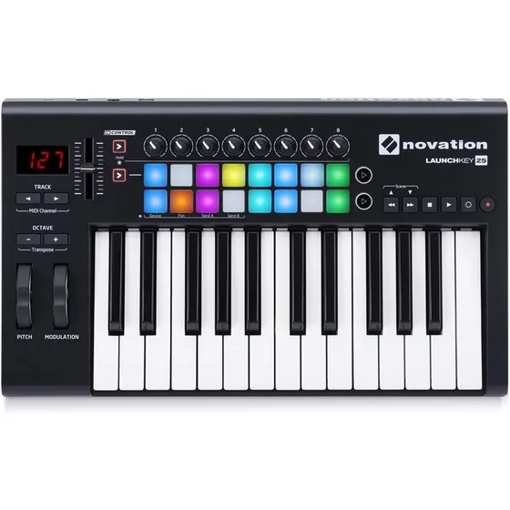 Teclado Controlador Novation Launchkey 25 Mk2 Usb 25 Teclas
