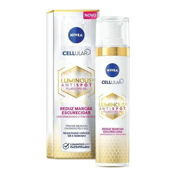 Fluído Facial Nivea Luminous 630º Fps 50 40ml