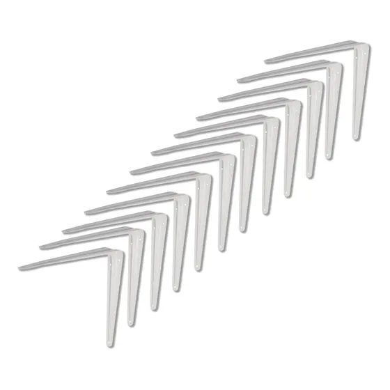 Jgo De Escuadras Estante 12 PLG X 14 PLG 12 Pz Truper Blanca