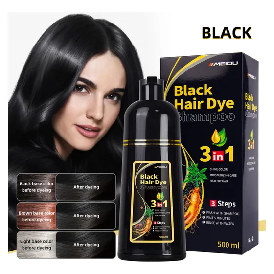 Shampoo Tinte Para Cabello Meidu Colores Varios 500 Ml