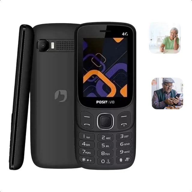 Telefone Celular De Teclado Simples 4g Positivo P41 Anatel