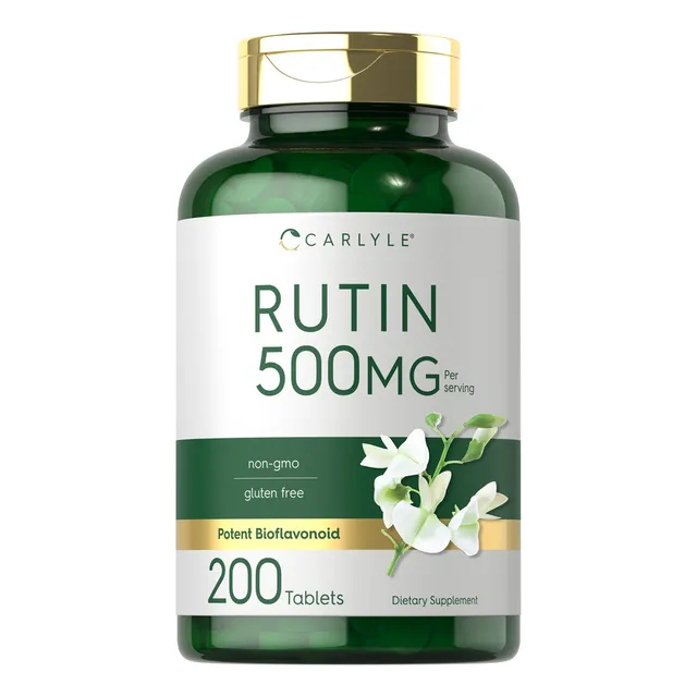 Suplemento de rutina Carlyle 500 mg 200 tabletas vegetarianas