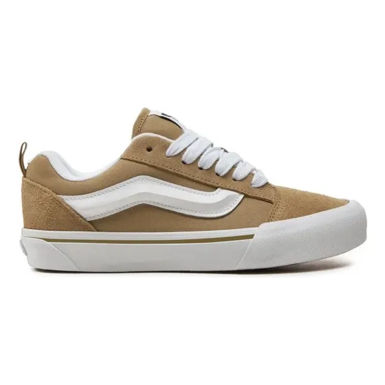 Zapatillas Vans Anchas Knu Skool White Beige Originales!