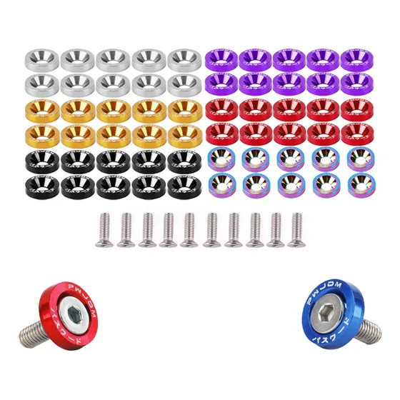 Tornillos Arandelas Decorativos Jdm Password Set 10