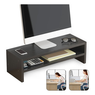 Mesa Elevadora Para Soporte Monitor Madera De Pc 2 Capas Mesa Elevadora Para Soporte Monitor Madera De Pc 2 Capas