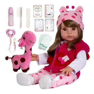 Boneca Reborn Realista Recém Nascida Princesa Pode Dar Banho Boneca Reborn Realista Recém Nascida Princesa Pode Dar Banho