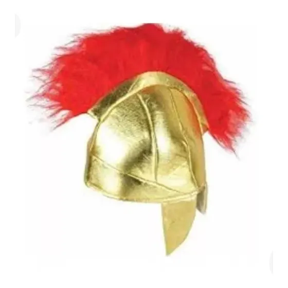 Casco Romano Cotillón Gorro Disfraz Guerrero Gladiadores