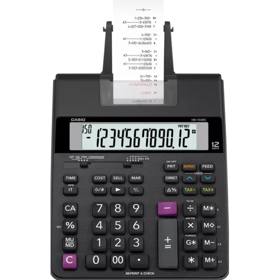 Calculadora Casio De Impresión  Hr150rc 12 Digitos