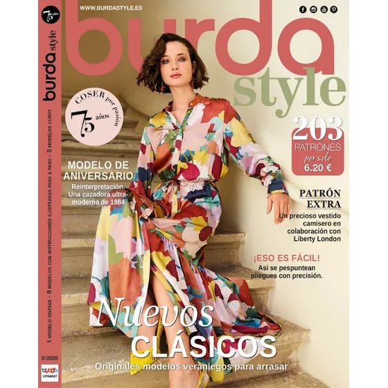 Burda Style 5/2025 Moda A Tú Medida. Con Patrones
