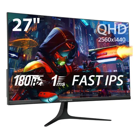 Monitor Gamer Xundefined X27QH 27 Qhd 2k 180hz 1ms Bocina Compatible con Xbox/PS5/Switch FreeSync & G-Sync Color Negro