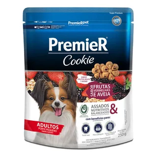 Biscoito Premier Cookie Adulto Frutas Vermelhas E Aveia 250g Biscoito Premier Cookie Adulto Frutas Vermelhas E Aveia 250g