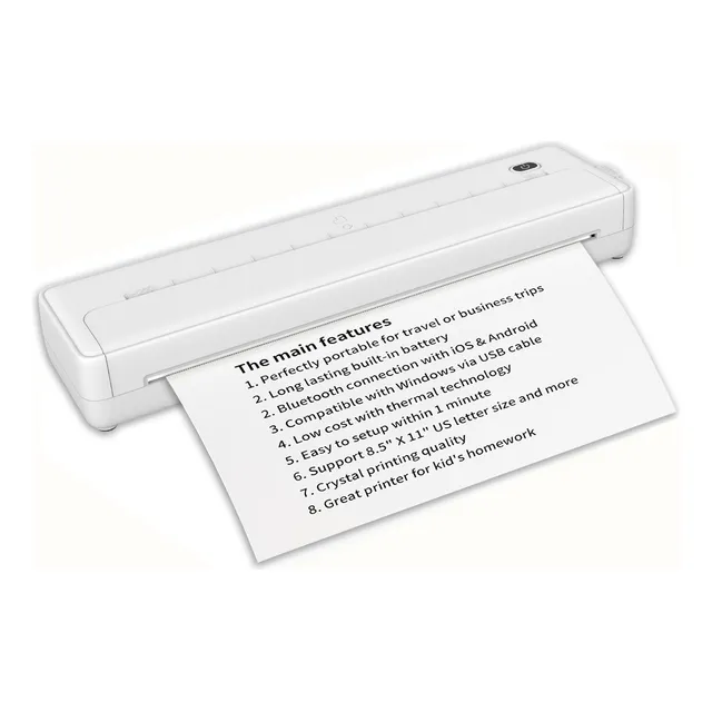 X8  Impresora Térmica Portátil A4 Bluetooth Or Usb