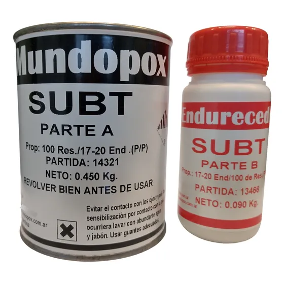 Resina Epoxi Para Aislación Empalmes Subterraneos X 540 Gr