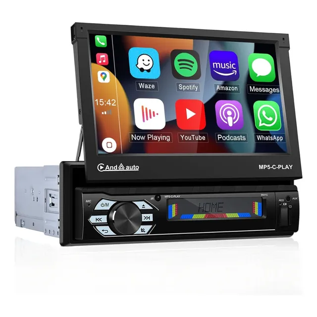 Radio Retractil Android 1din  Bluetooth Pantalla Hd