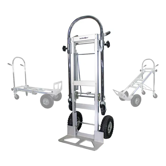 Carrito Plegable De Plataforma Diablito Y Patin 250kg Msi