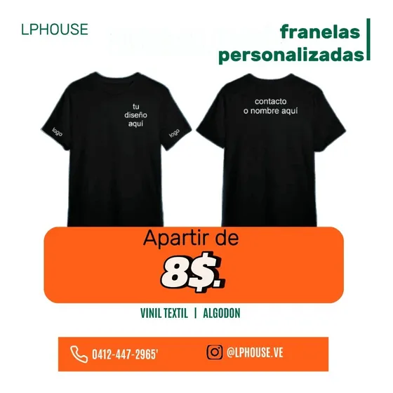 Personalización De Franelas, Sudaderas Y Gorras