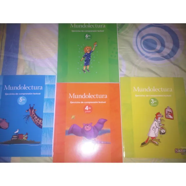Mundolectura 3ro,4to,5to,6to. Editorial Saber Nuevo