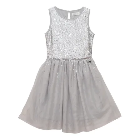 Vestido Niña Bubblegummers Antonella Gris