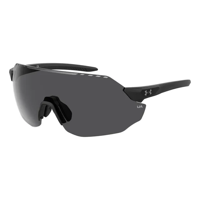 Lentes De Sol Under Armour Ua Haftime Unisex 20476100399ka Color Negro Color de la lente Gris Color del armazón Negro