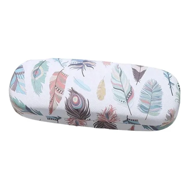 Estuche Para Lentes | Gafas | Anteojo Diseño Bohemio Plumas 