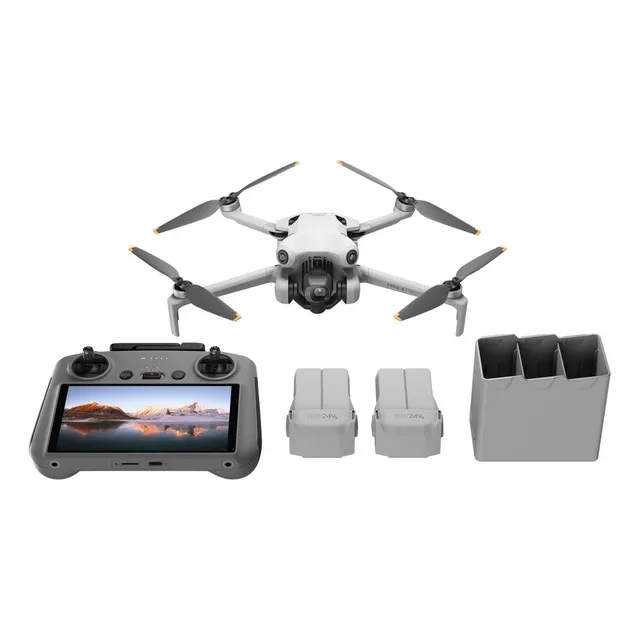 DJI Mini 4 Pro Pack Vuela Más RC 2 Drone Cámara 4K 3 Baterías