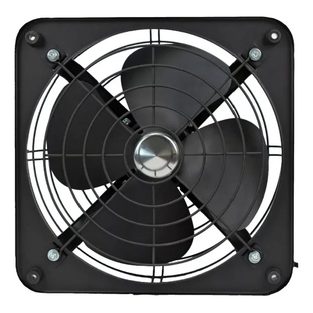 Extractor De Aire Metálico 14 Pulgadas Industrial Negro
