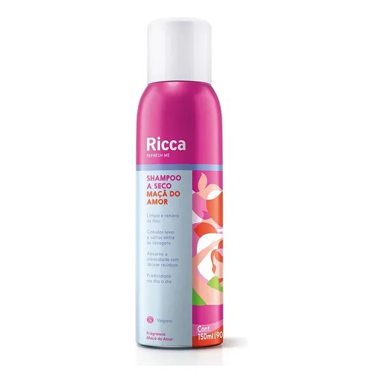 Shampoo A Seco Belliz Ricca Maça Do Amor 150ml