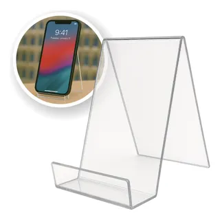 Expositor Suporte Celular P/ Mesa AcrĂlico Cristal Kit 10 Un Expositor Suporte Celular P/ Mesa AcrĂlico Cristal Kit 10 Un
