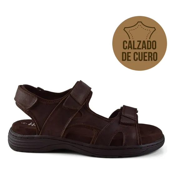Sandalia Casual De Cuero Hi-tec Joseph