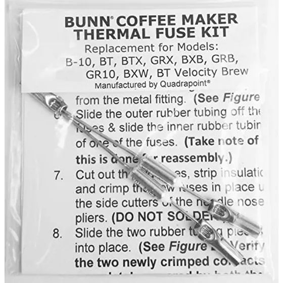 Fusible Térmico Compatible Con Cafeteras Bunn B-10, Grx, Bxb