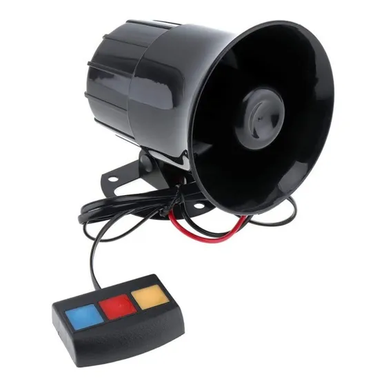 Sirena 3 Tonos Con Control Sonido Pato, Patrulla, Ambulancia