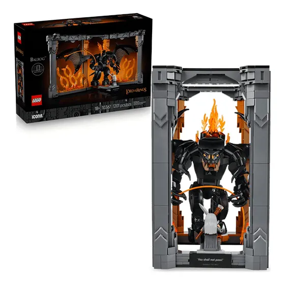 LEGO Icons O Senhor dos Aneis Balrog 10367 (1201 pecas)
