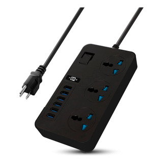 Multicontacto Cargador Barra Usb Supresor Picos Escritorio Multicontacto Cargador Barra Usb Supresor Picos Escritorio
