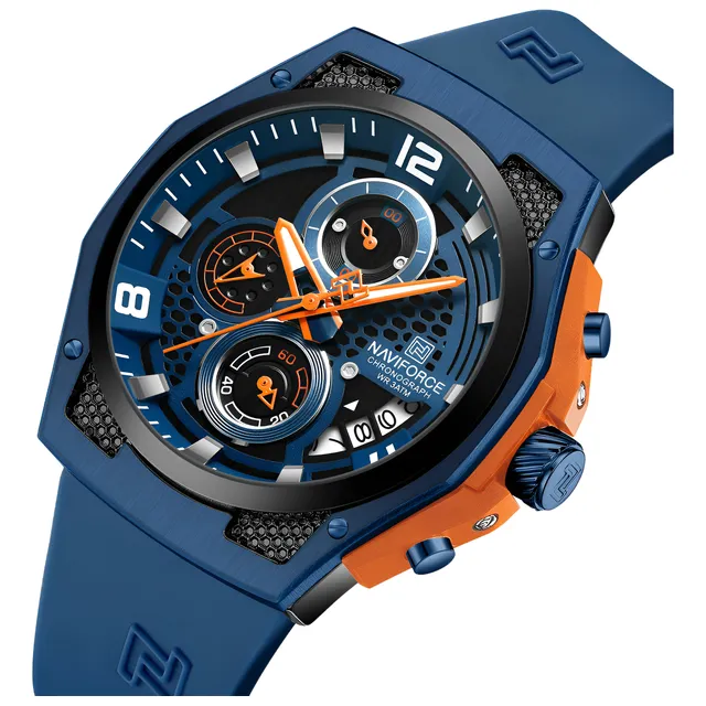 Reloj Naviforce Nf8051t Cronografo Impermeable Original