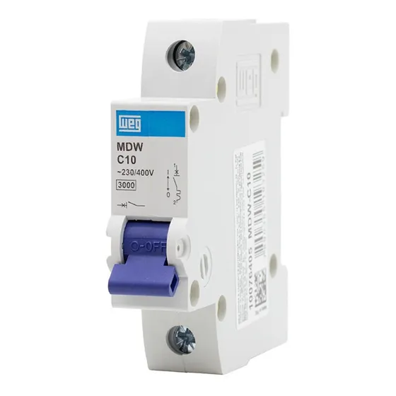 Disjuntor Weg Monopolar Curva C 10a 16a 20a 25a 32a 