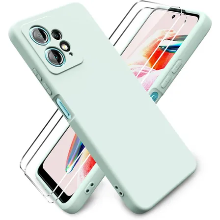 Carcasa Silicona Slim Para Xiaomi Redmi Note 12 4g Menta