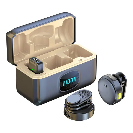 Microfone De Lapela Para iPhone E Android Sem Fio 2.4g Cor For iPhone(iso)