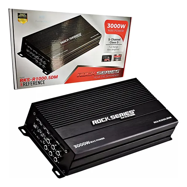 Amplificador Rock Series Rks-r1000.5dm De 5 Canales