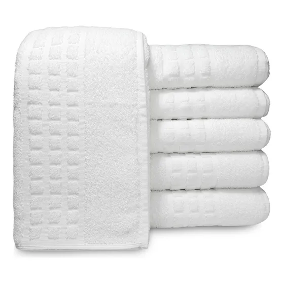 Kit 10 Toalhas Pés Piso Hotel Toronto Teka Profiline 800g/m2 Cor Branco