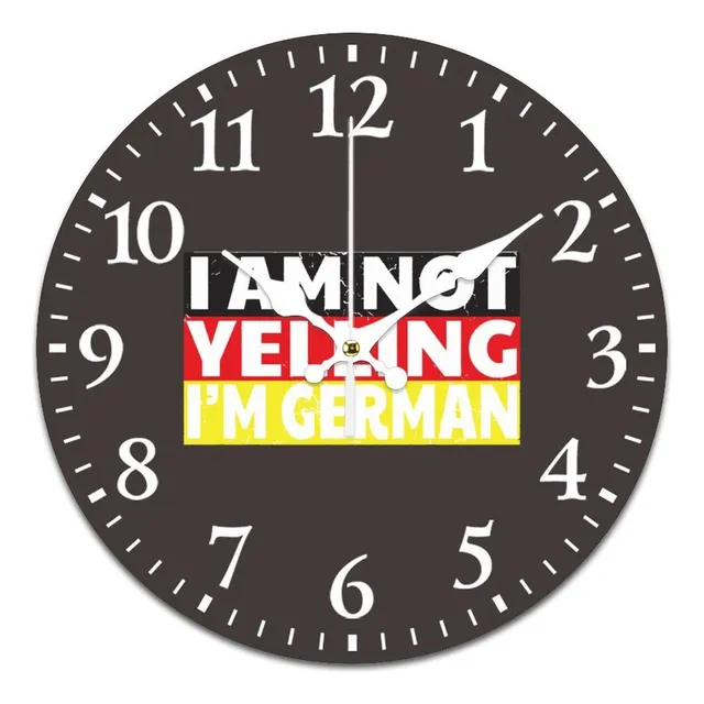 No Estoy Gritando Soy Aleman1 Reloj Pared Simple Moda Hogar
