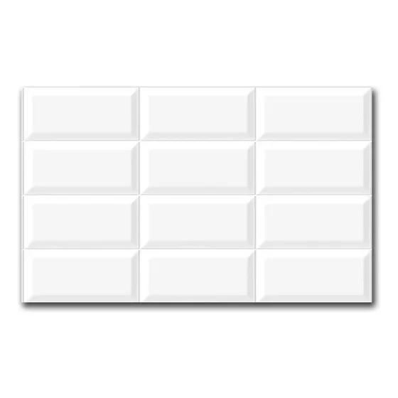 Ceramica Alberdi Axella Blanco Brillante 34x51 Simil Subway